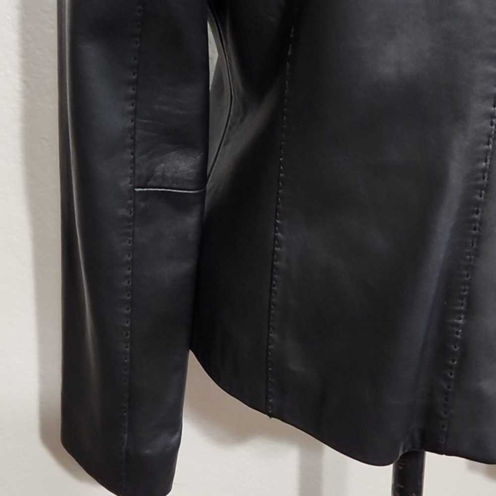 Sonoma Life & Style Black Lambskin Leather Soft B… - image 12