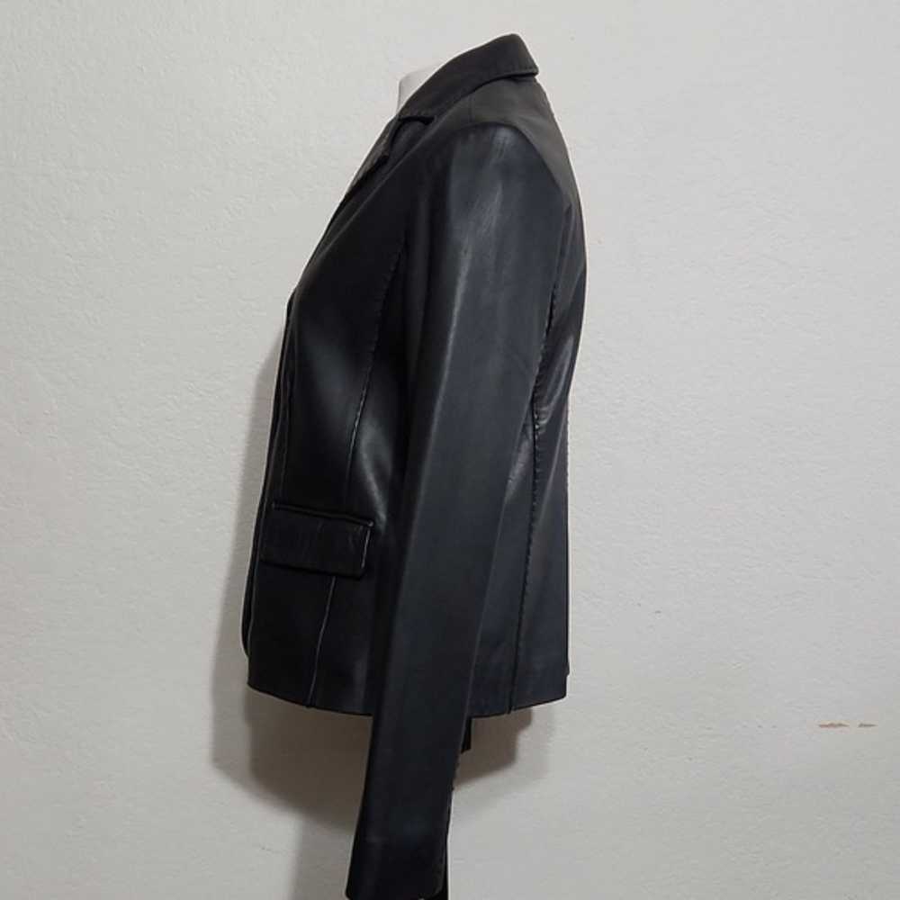 Sonoma Life & Style Black Lambskin Leather Soft B… - image 7