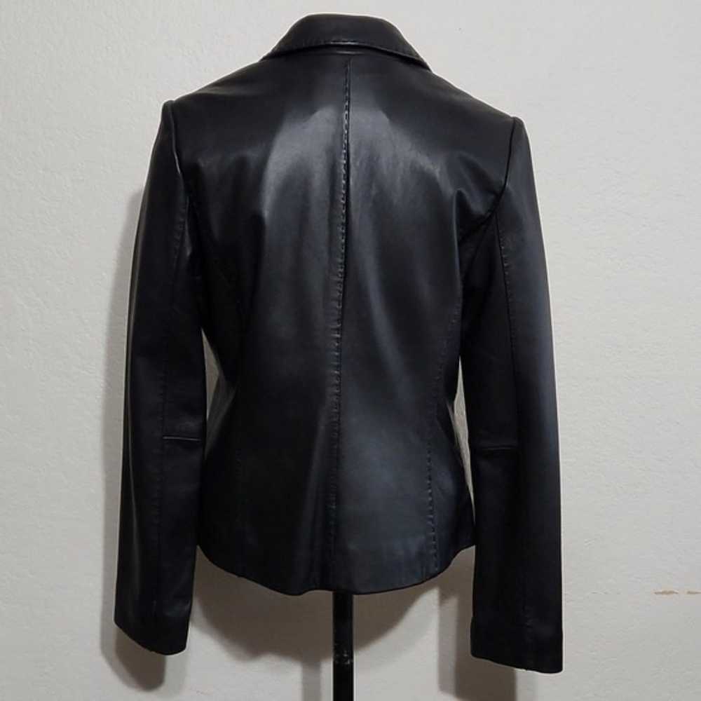 Sonoma Life & Style Black Lambskin Leather Soft B… - image 8