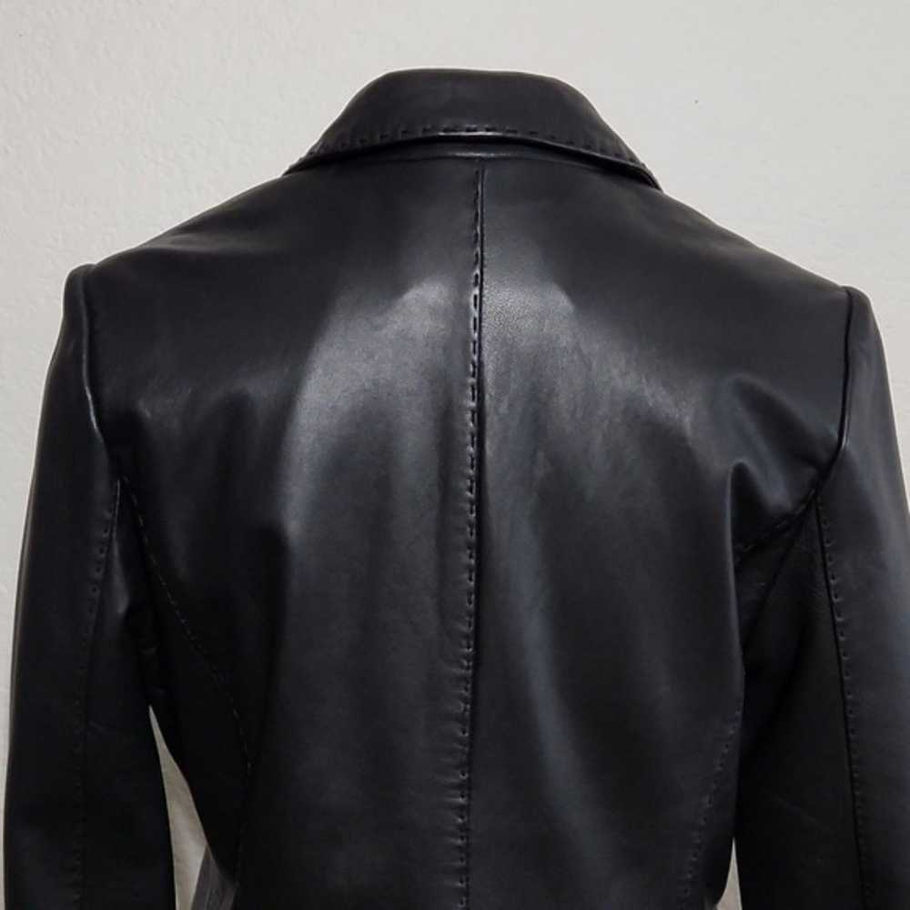 Sonoma Life & Style Black Lambskin Leather Soft B… - image 9