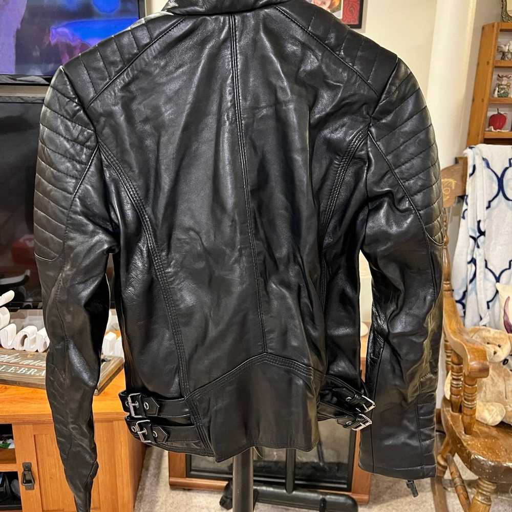 Real Leather moto jacket ladies - image 2