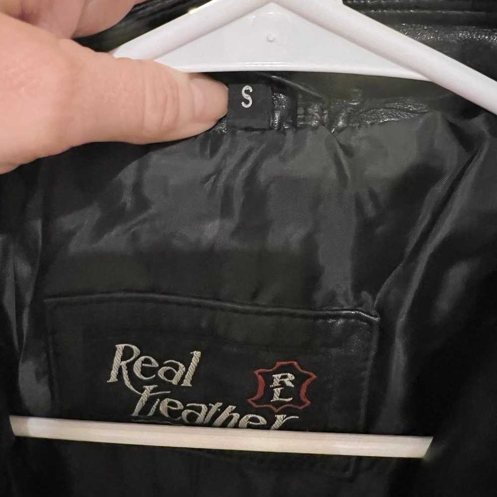 Real Leather moto jacket ladies - image 4