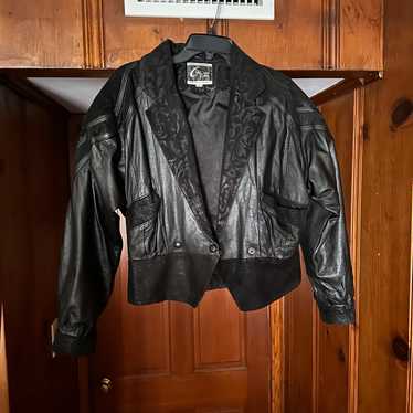 Black Leather Jacket Vintage - image 1