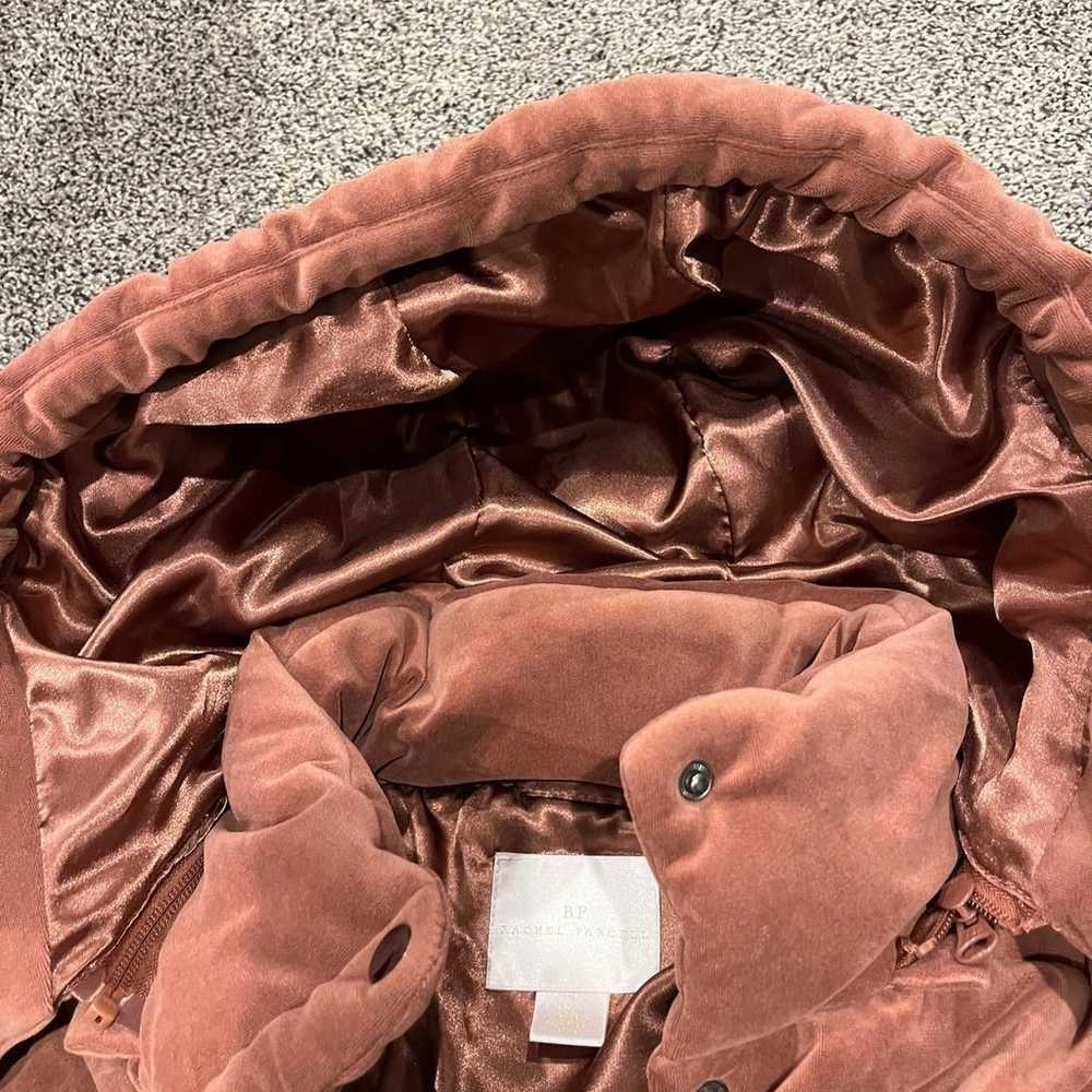 RACHEL PARCELL Dusty Pink Mauve Velvet Quilted Pu… - image 7