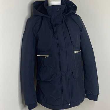 Zara Basic Navy Winter Snow Jacket Size Small - image 1