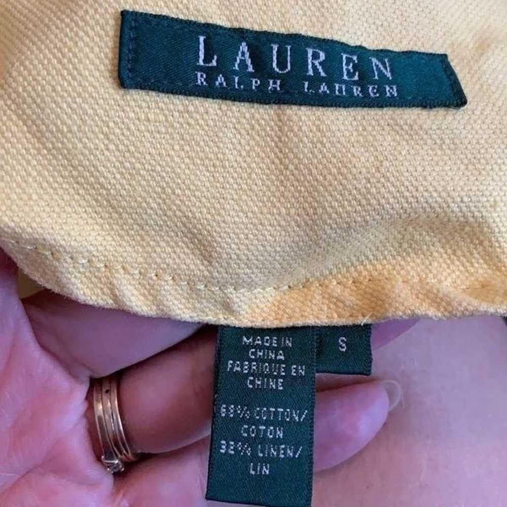 Lauren Ralph Lauren heavy bright yellow jacket - image 11