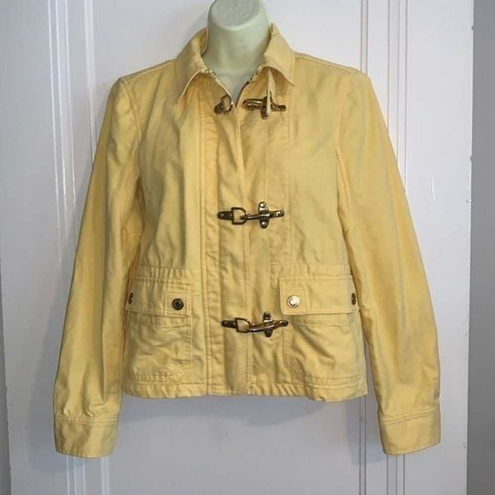 Lauren Ralph Lauren heavy bright yellow jacket - image 1