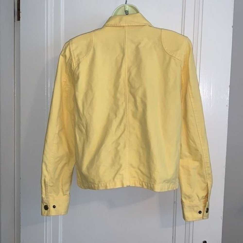Lauren Ralph Lauren heavy bright yellow jacket - image 7