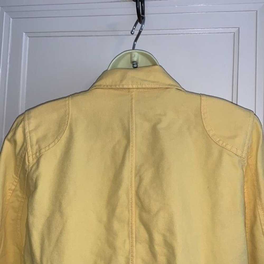 Lauren Ralph Lauren heavy bright yellow jacket - image 8