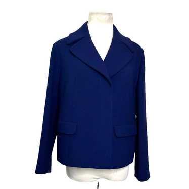 GIORGIO ARMANI Blue Virgin Wool Evening Jacket siz