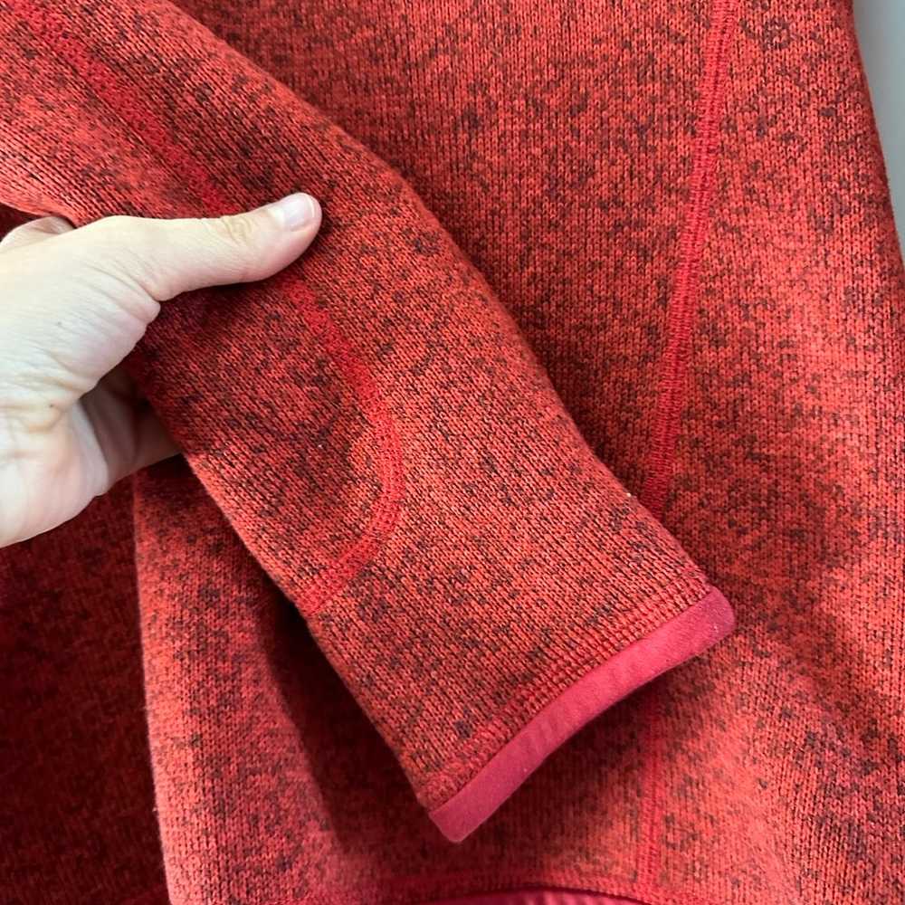 Patagonia Red Sweater fleece 1/4 Zip women’s pull… - image 3