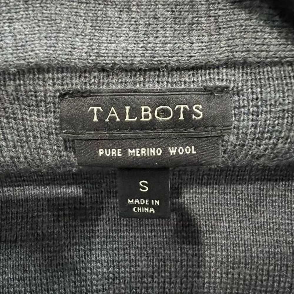 Talbots Pure Merino Wool Dark Gray Blazer Jacket - image 2