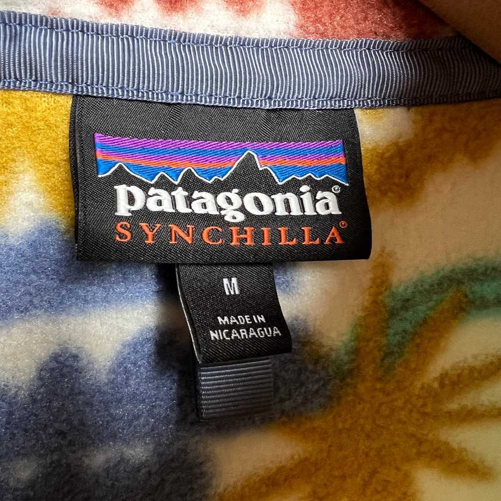 Patagonia Lightweight Synchilla Fleece Tree Patte… - image 7