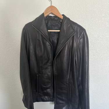 Cole Haan Leather Jacket Medium