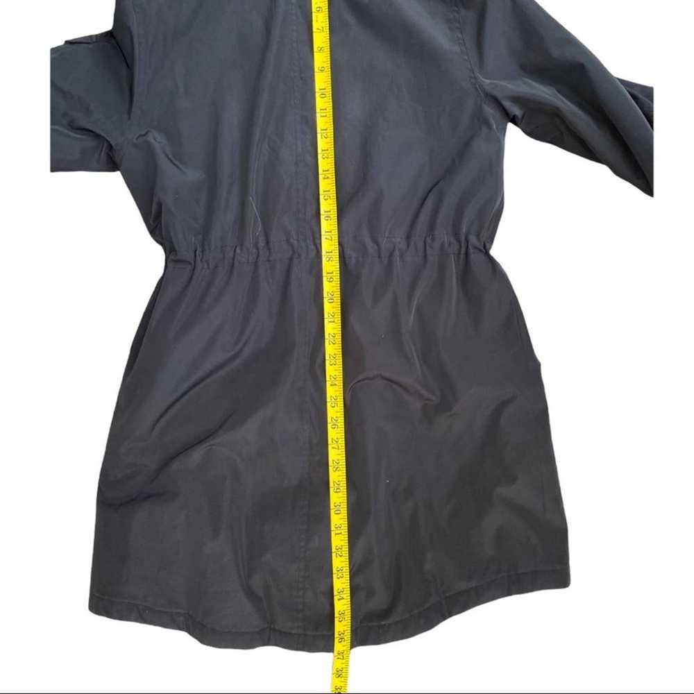 Betsey Johnson Black Lace Detail Long Puffer Coat… - image 12