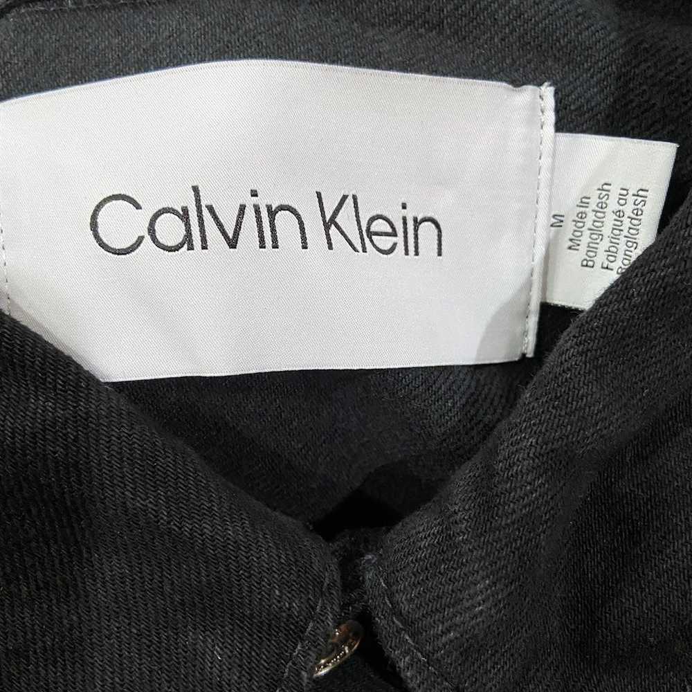 Calvin Klein black selvedge denim jacket - image 3