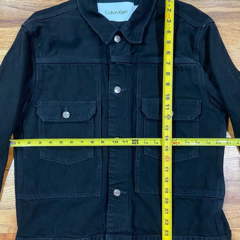 Calvin Klein black selvedge denim jacket - image 4