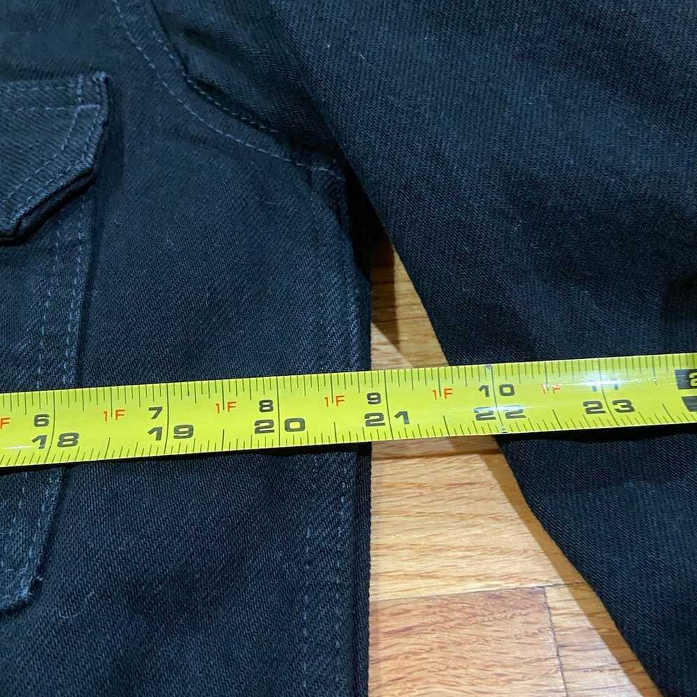 Calvin Klein black selvedge denim jacket - image 5