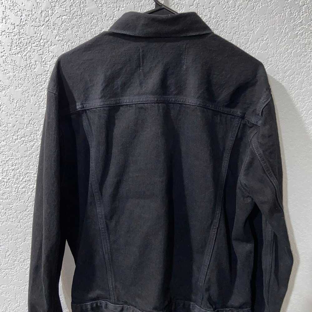 Calvin Klein black selvedge denim jacket - image 8