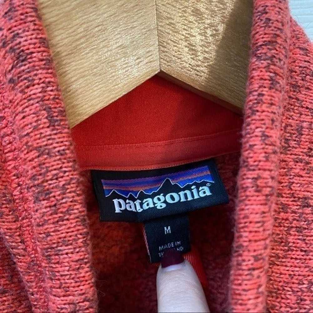 Patagonia red better sweater quarter zip pullover… - image 2