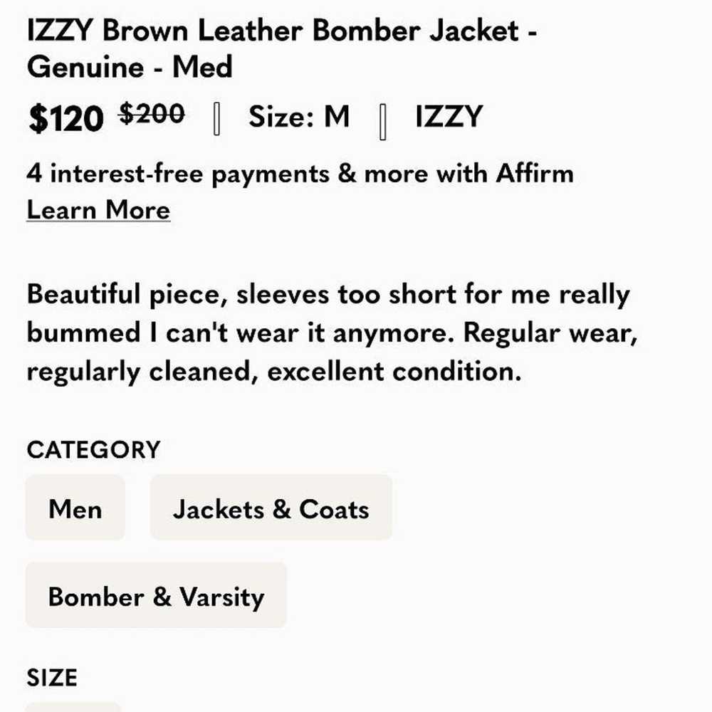 Izzi leather jacket - image 9