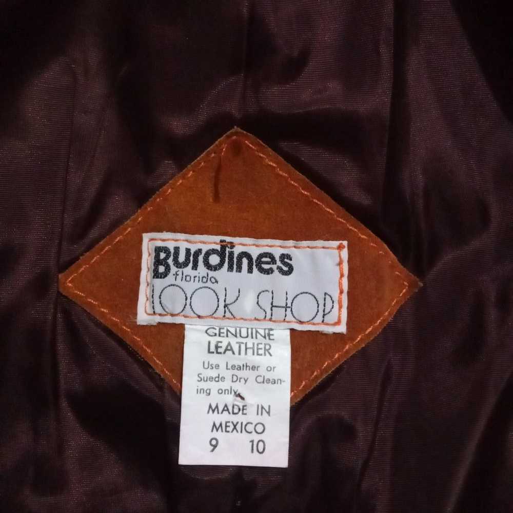 Women's Vintage Burdines Suede Leather Blazer - image 6