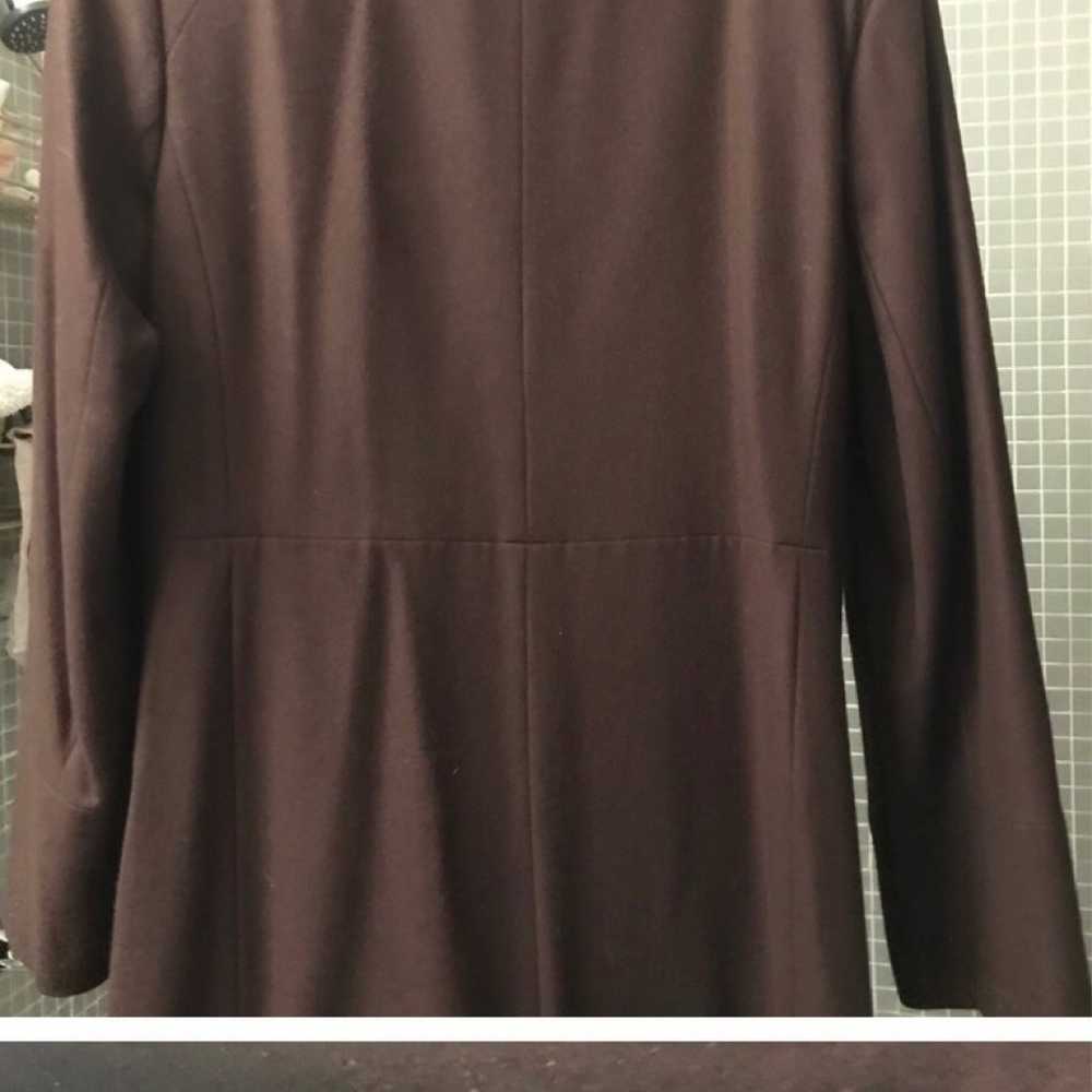 Coat Size 8 Brown 100% wool coat  FINAL PRICE - image 4