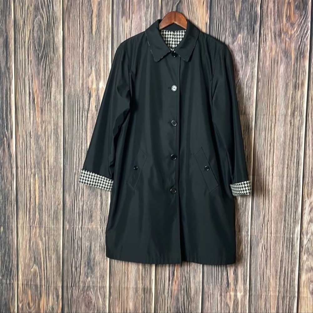 TALBOTS Women Double-Sided Coat Size 10 Color Bla… - image 3
