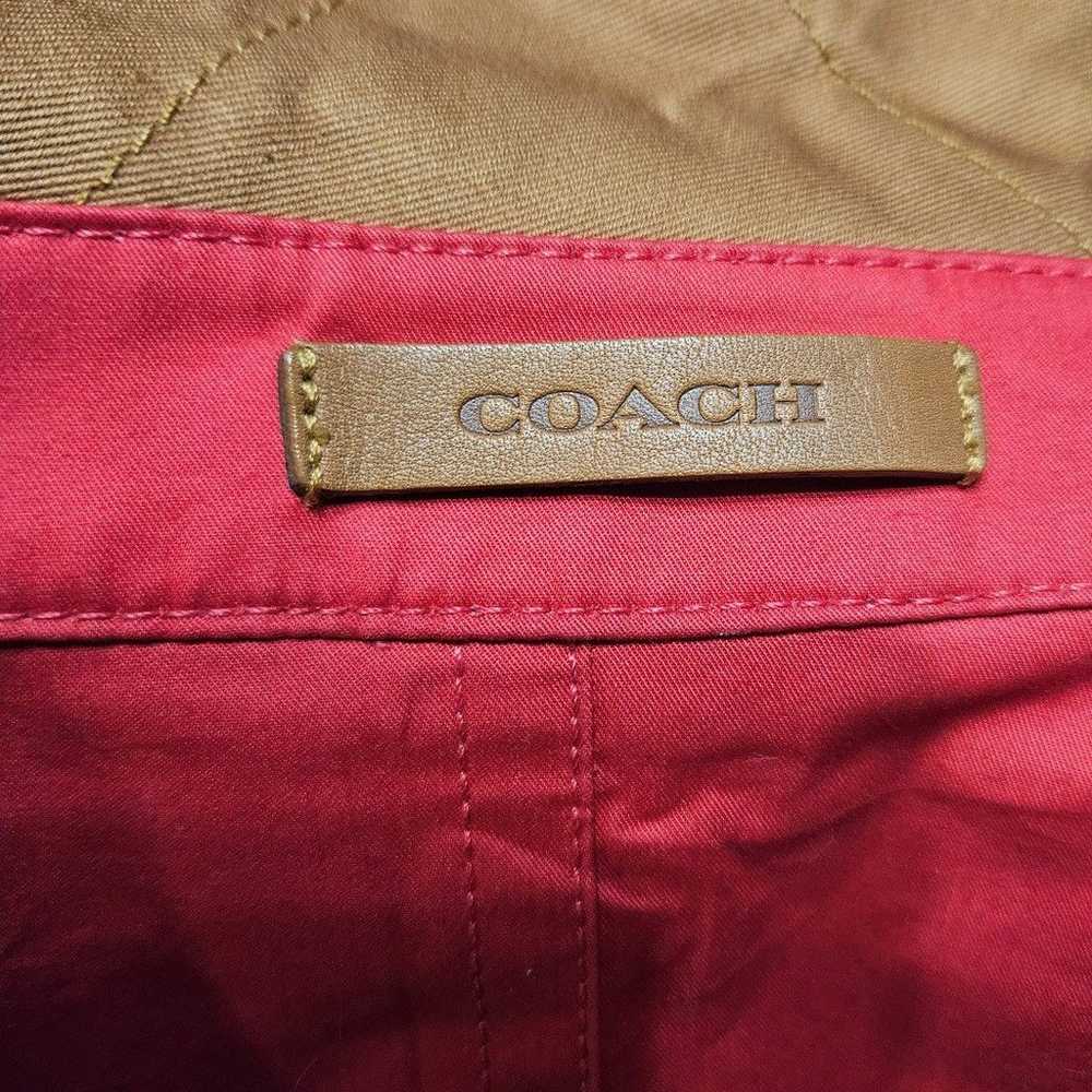 Coach 100% Authentic Short Trench Coat Size M. Re… - image 6