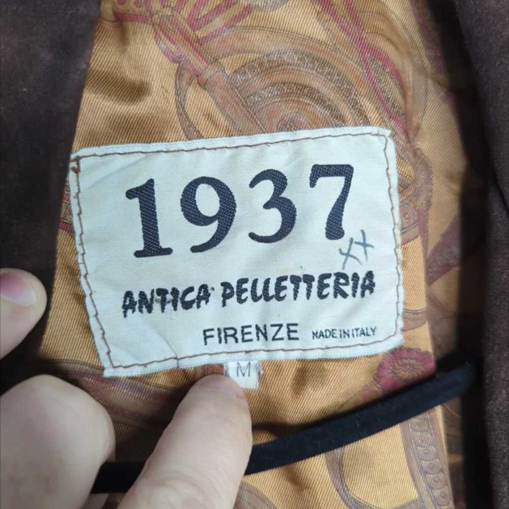 Antica Pelletteria Firenze 1937 Jacket Genuine Le… - image 2