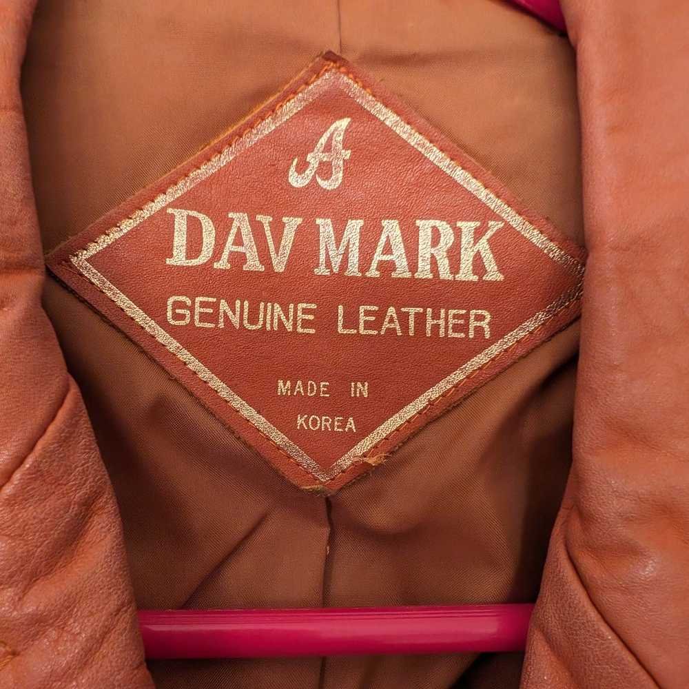 Caramel leather jacket - image 2