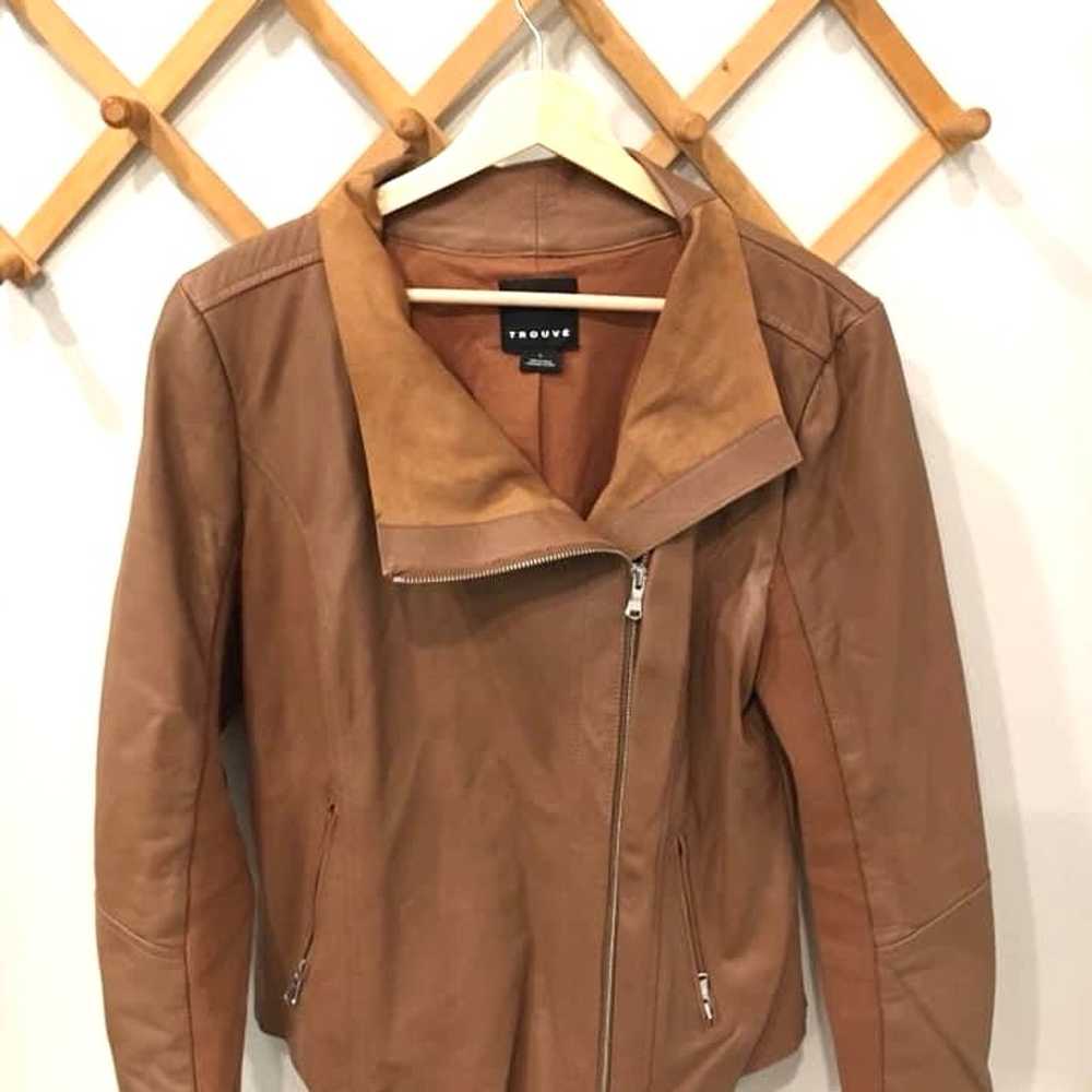 Trouvé Leather Jacket Size Large - image 2