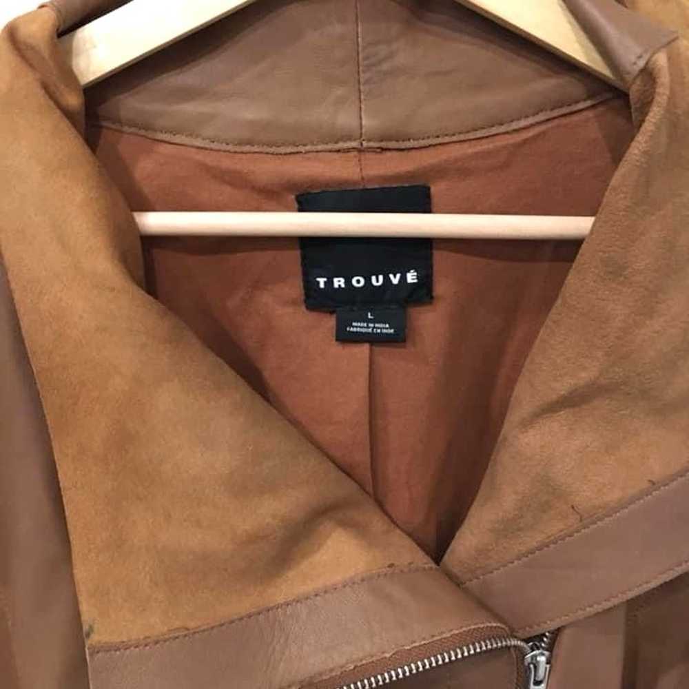 Trouvé Leather Jacket Size Large - image 4