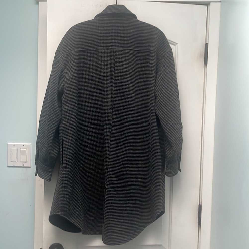 Rachel Comey Target gray black check shirt jacket… - image 7