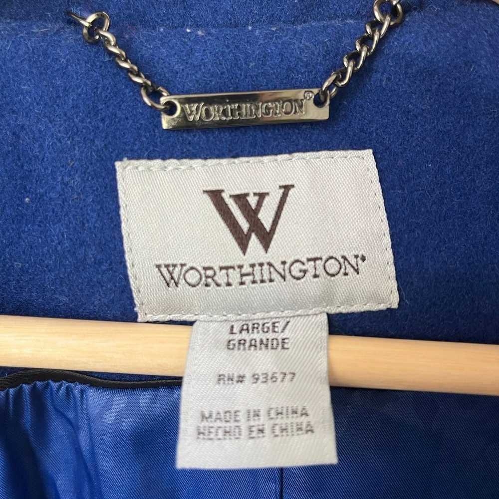 Worthington Wool Blend coat Large - image 5