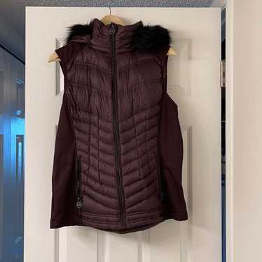 Michael Kors faux fur vests purple like new size … - image 1