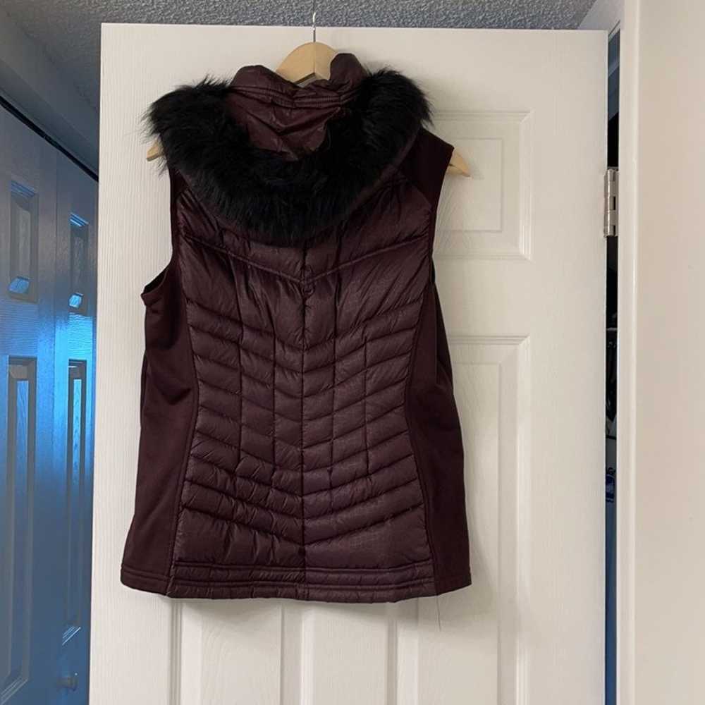 Michael Kors faux fur vests purple like new size … - image 2