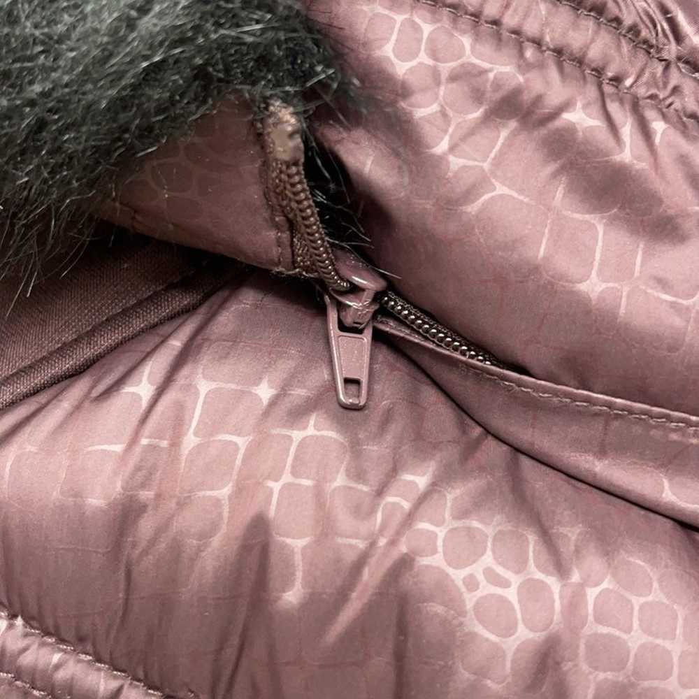 Michael Kors faux fur vests purple like new size … - image 4