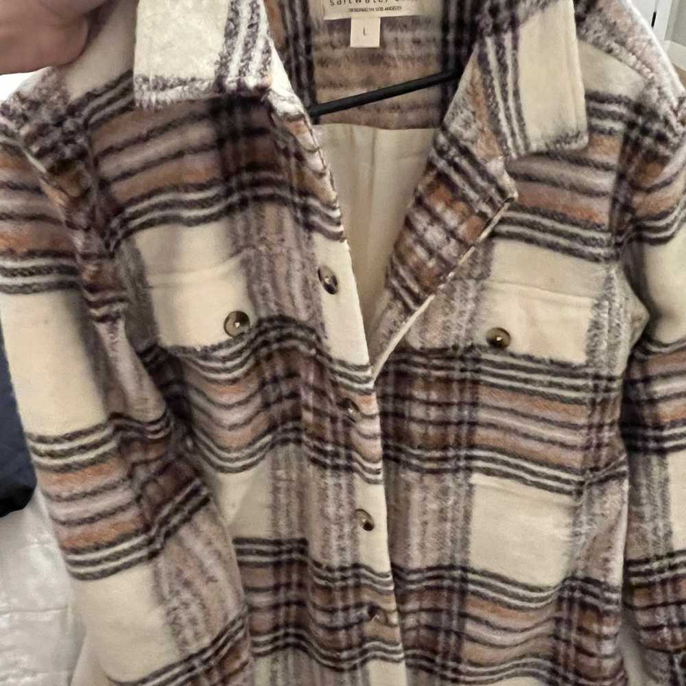 Saltwater luxe flannel  coat - image 4