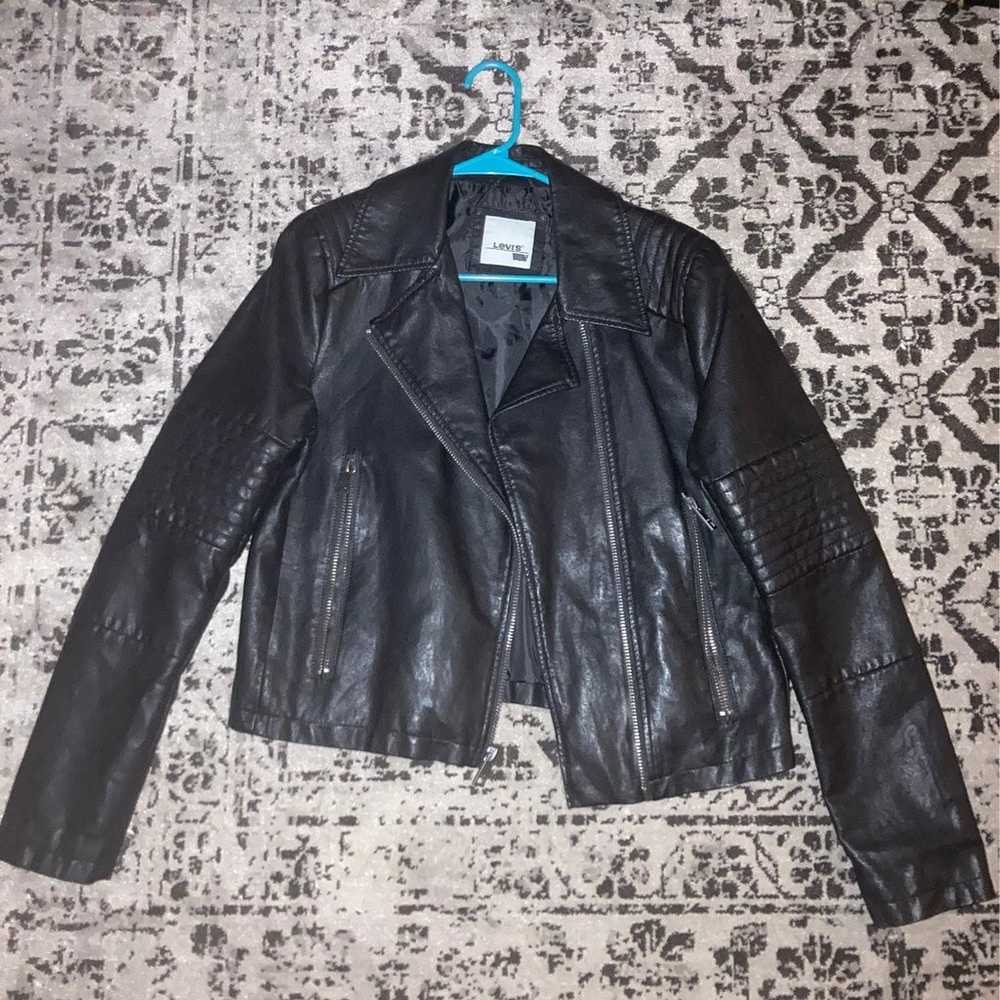 Vintage Faux Leather Jacket - image 1