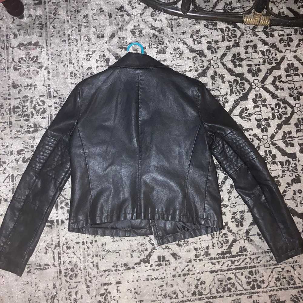 Vintage Faux Leather Jacket - image 4