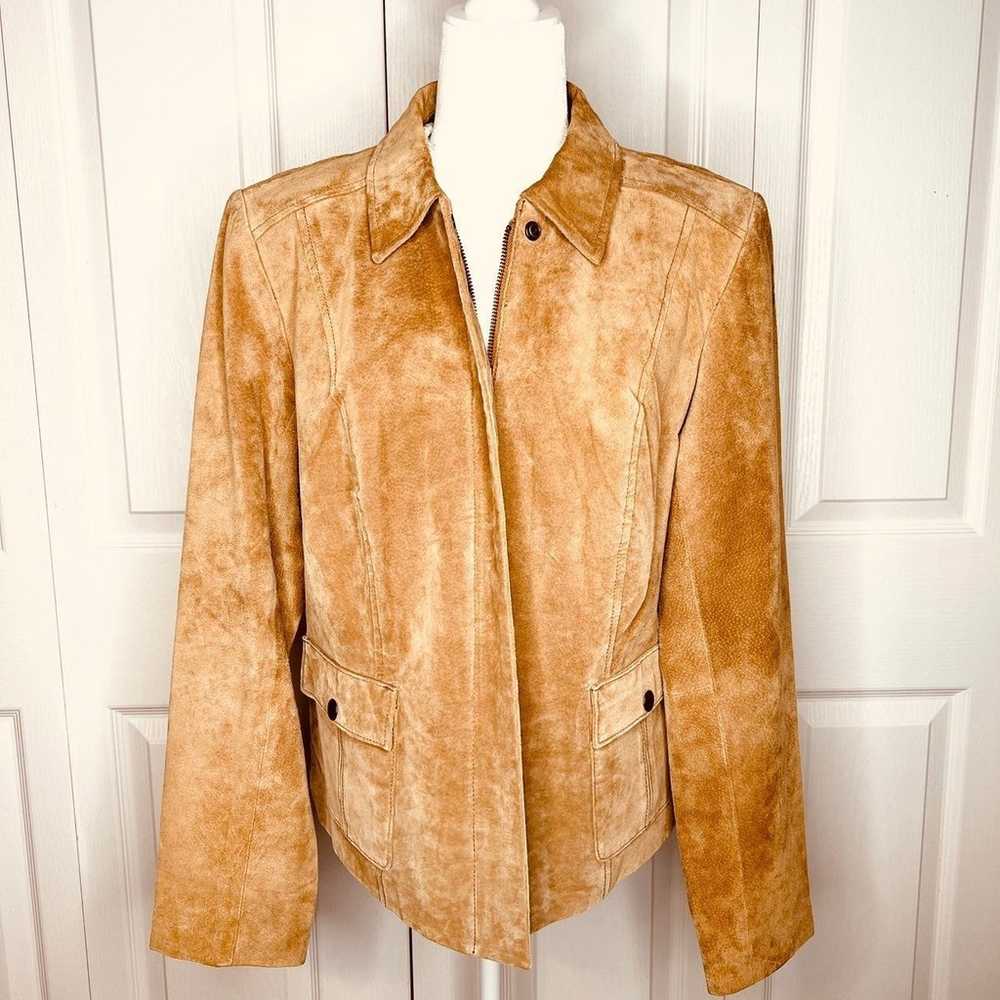 ALFANI Suede Leather Ladies Jacket - image 2
