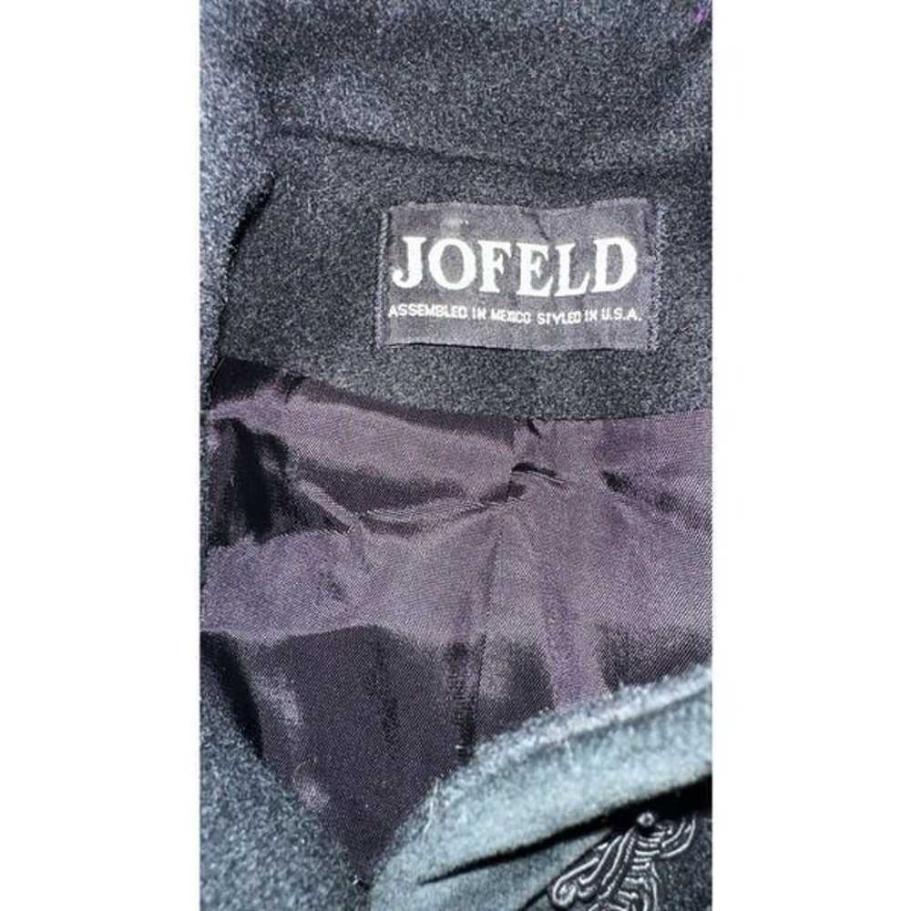 Vintage Jofeld Black Swing Coat - image 7