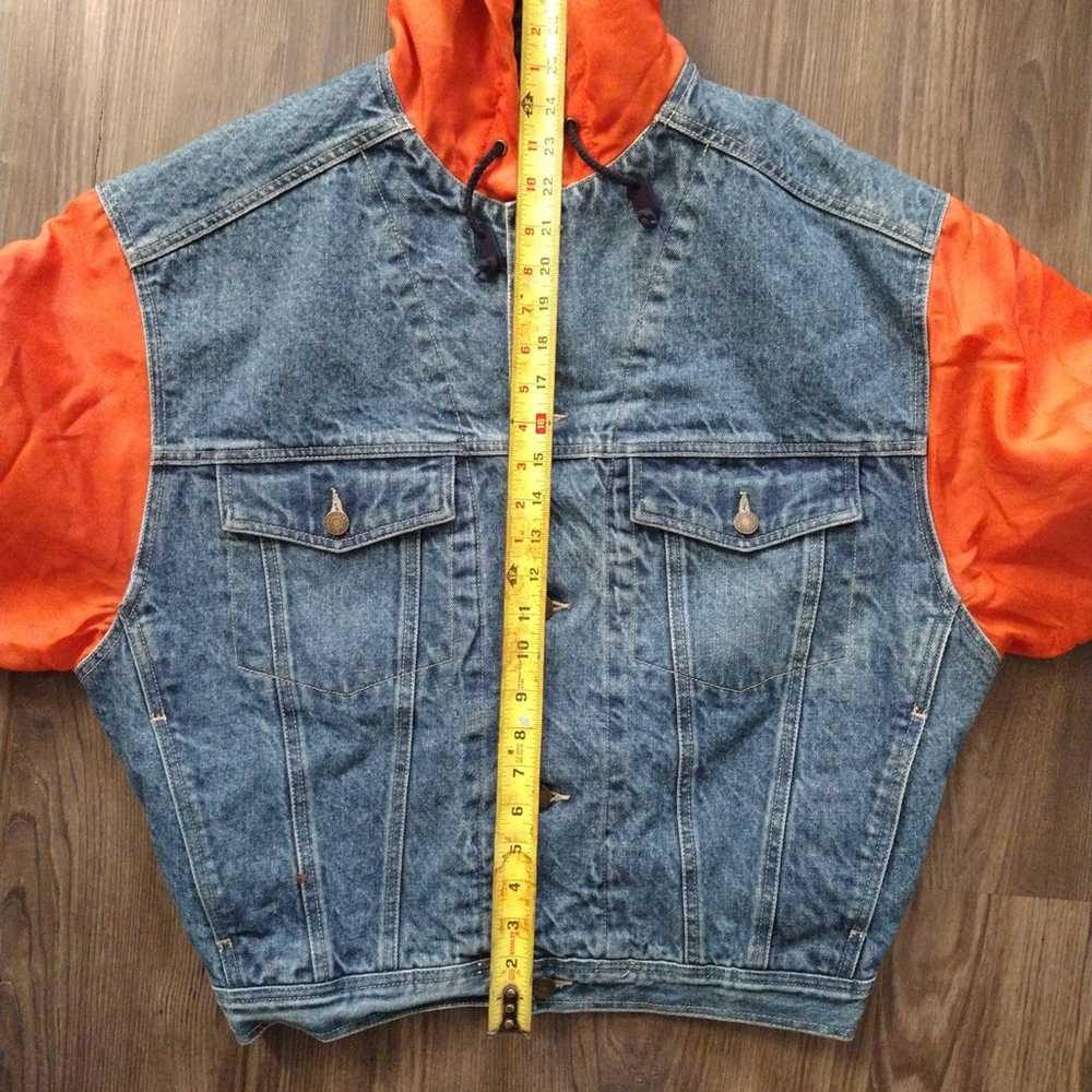 Vintage Gap hooded jean jacket - image 11