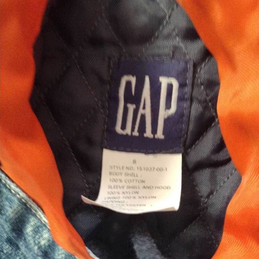 Vintage Gap hooded jean jacket - image 4