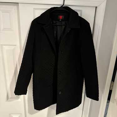Gallery black quilted coat