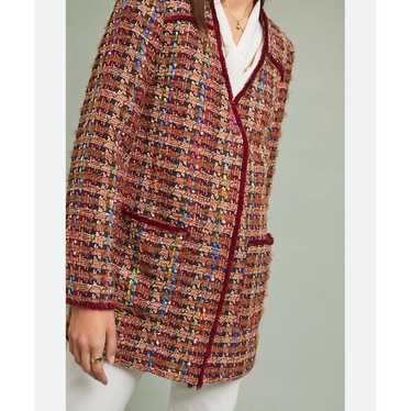 Anthropologie Harlequin Tweed Boyfriend Jacket by… - image 1