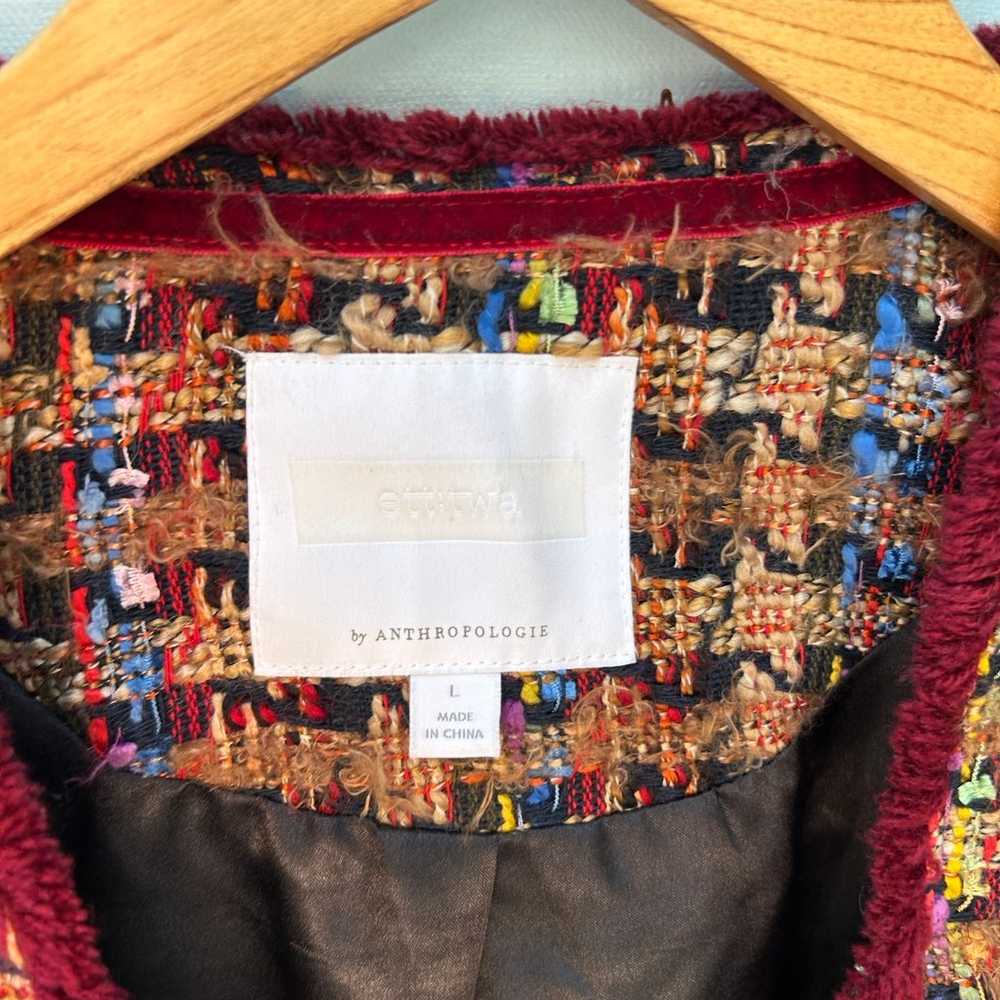 Anthropologie Harlequin Tweed Boyfriend Jacket by… - image 3