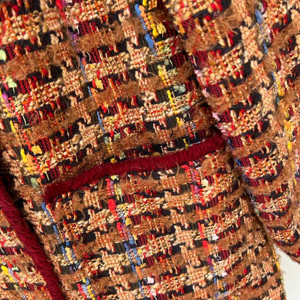 Anthropologie Harlequin Tweed Boyfriend Jacket by… - image 4