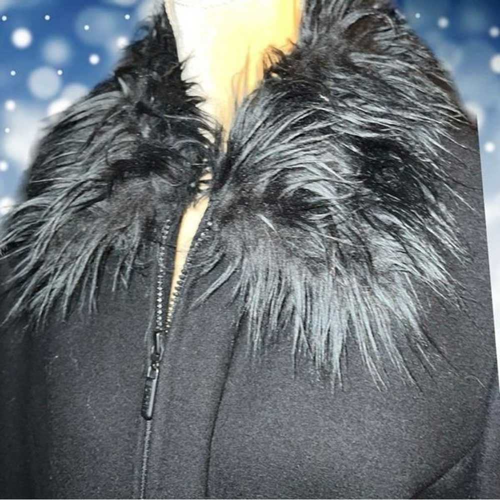 Esprit vintage black wool short coat new - image 3